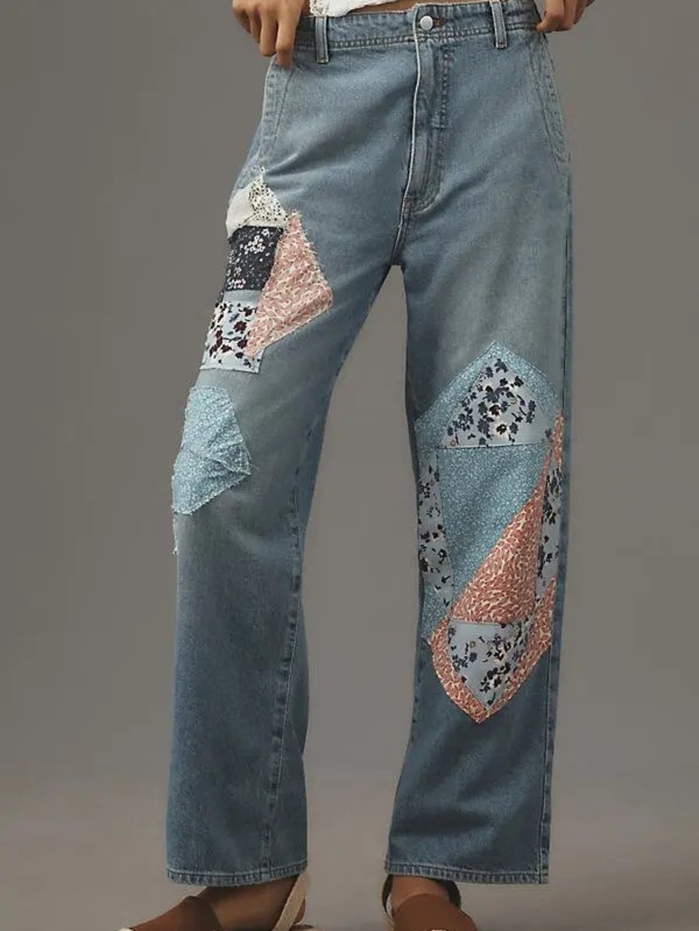 The Lonnie Cuffed High-Rise Crop Jeans